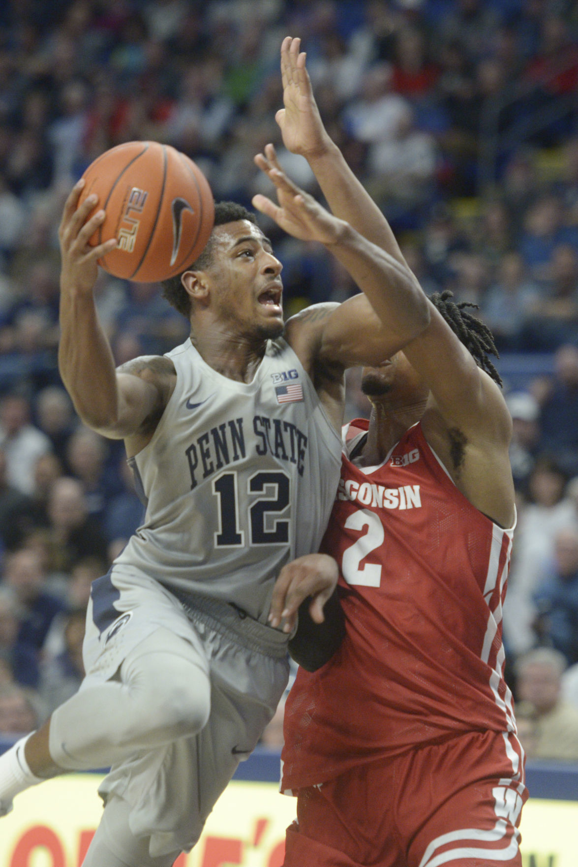 Badgers 58, Nittany Lions 49